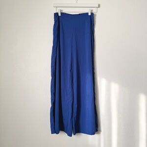 Stylish Blue Wide Leg Pants